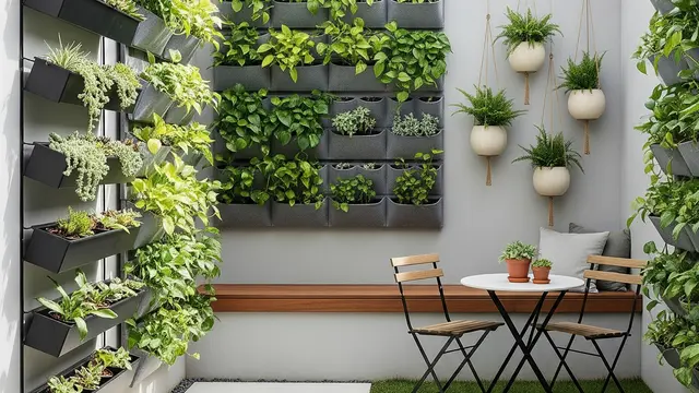 Gambar Desain Taman Belakang Rumah Minimalis (Image by Gemini AI)