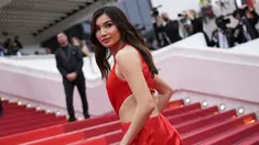 Gemma Chan berpose untuk fotografer saat menghadiri Festival Film Cannes 2023, Cannes, Prancis selatan, Kamis, 18 Mei 2023. (Photo by Scott Garfitt/Invision/AP)