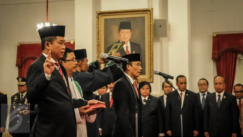 20161014-Jokowi Lantik Menteri dan Wakil Menteri ESDM-Jakarta