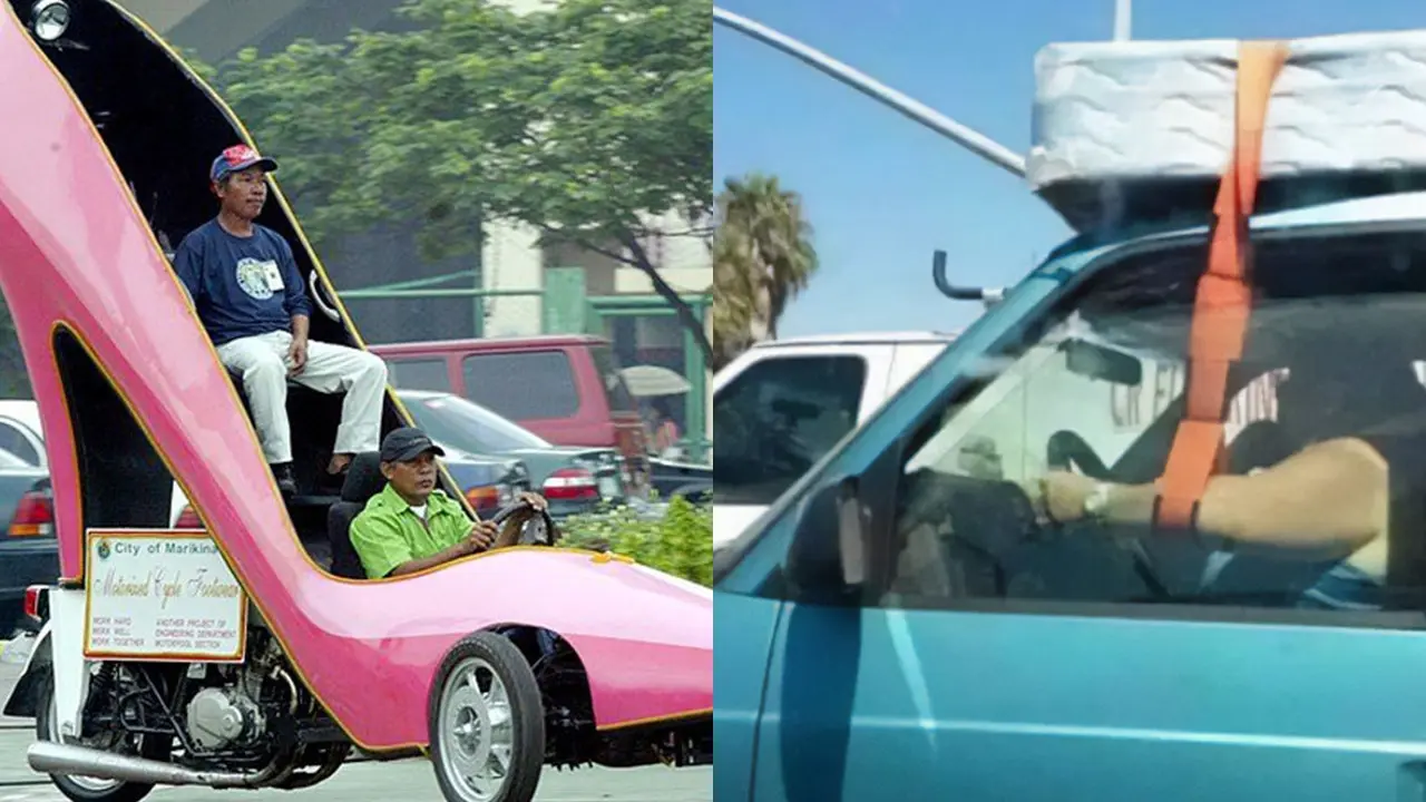 Potret Nyeleneh Mobil