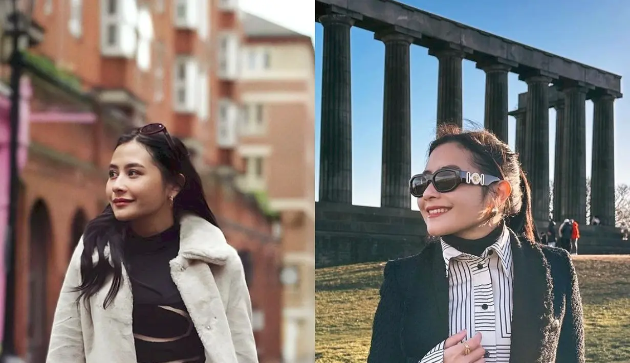 Belum lama ini, Prilly Latuconsina menikmati liburan akhir tahun ke Inggris dan Skotlandia. [@prillylatuconsina96]