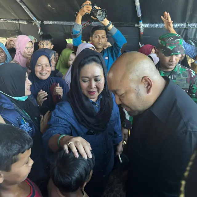 Titiek Soeharto bersama Didit Prabowo di Aceh (Istimewa)