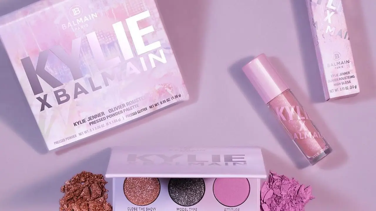 Kolaborasi Makeup dengan Balmain, Kylie Jenner Ditunjuk Jadi Direktur Artistik