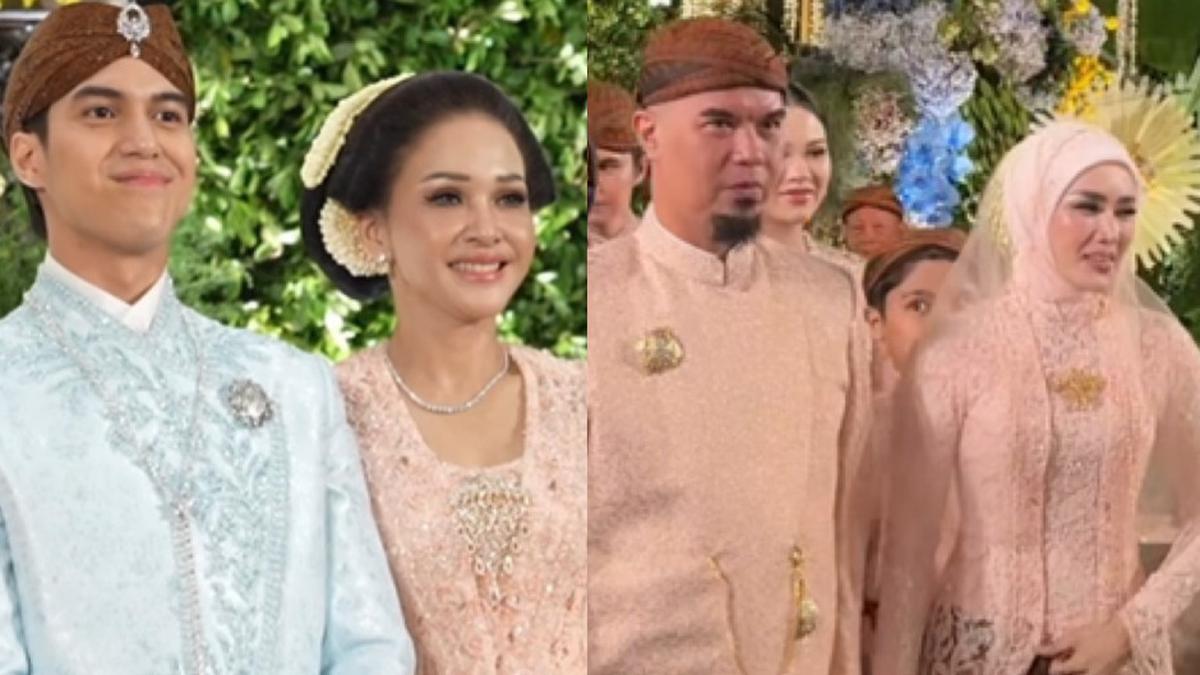 Penampilan Dua Ibu El Rumi, Maia Estianty dan Mulan Jameela saat Siraman Kenakan Kebaya Warna Peach