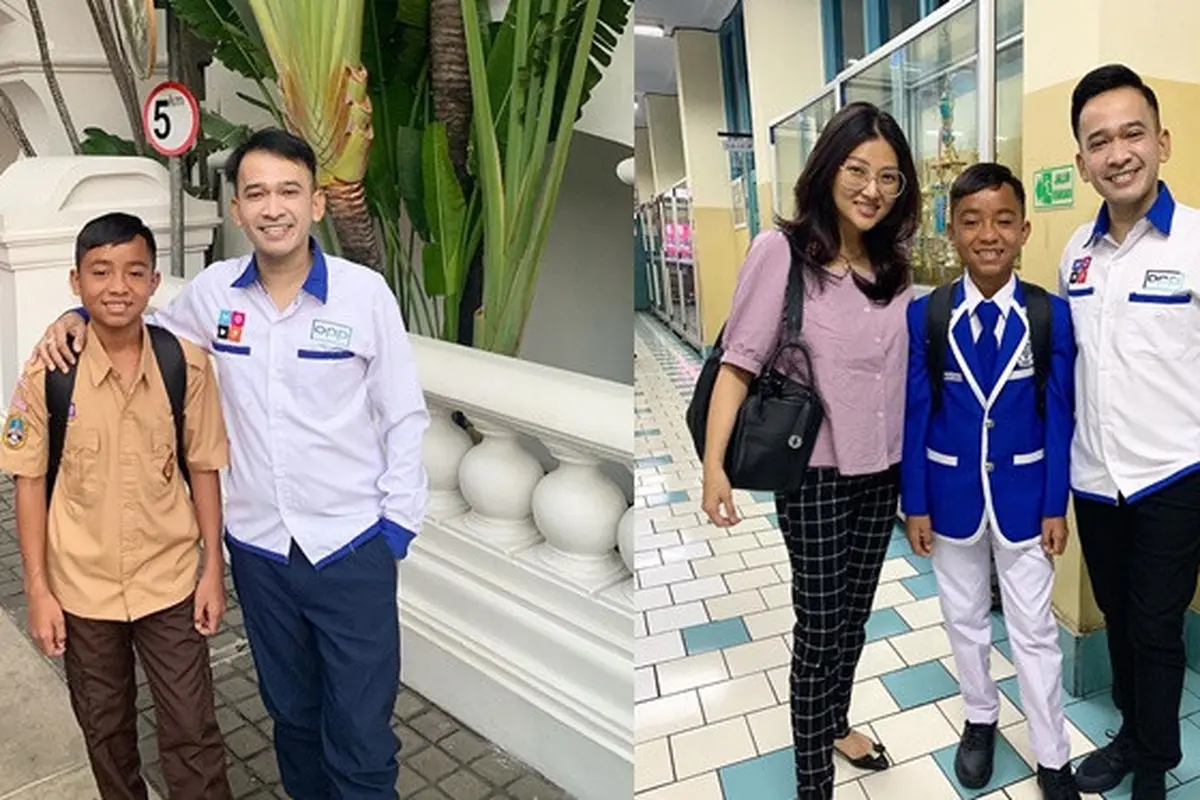 6 Momen Ruben dan Sarwendah antar Betrand Peto ke Sekolah Baru