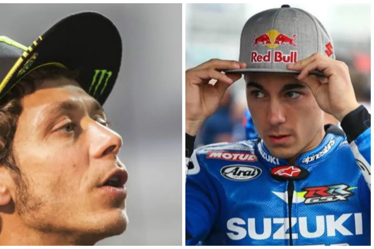 Valentino Rossi (kiri) dan Maverick Vinales