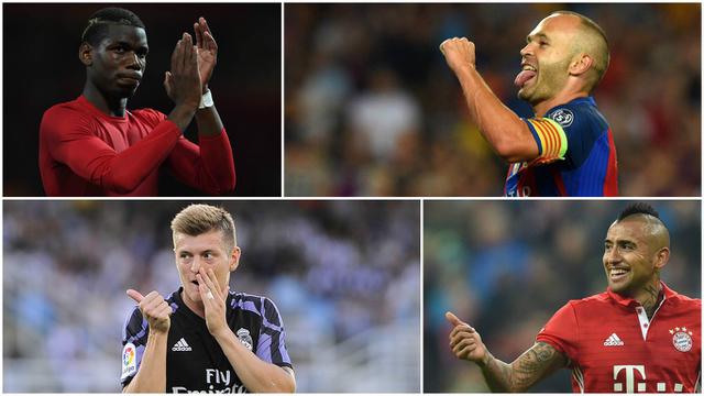 Paul Pogba dan 5 Gelandang Terbaik Versi PES 2017