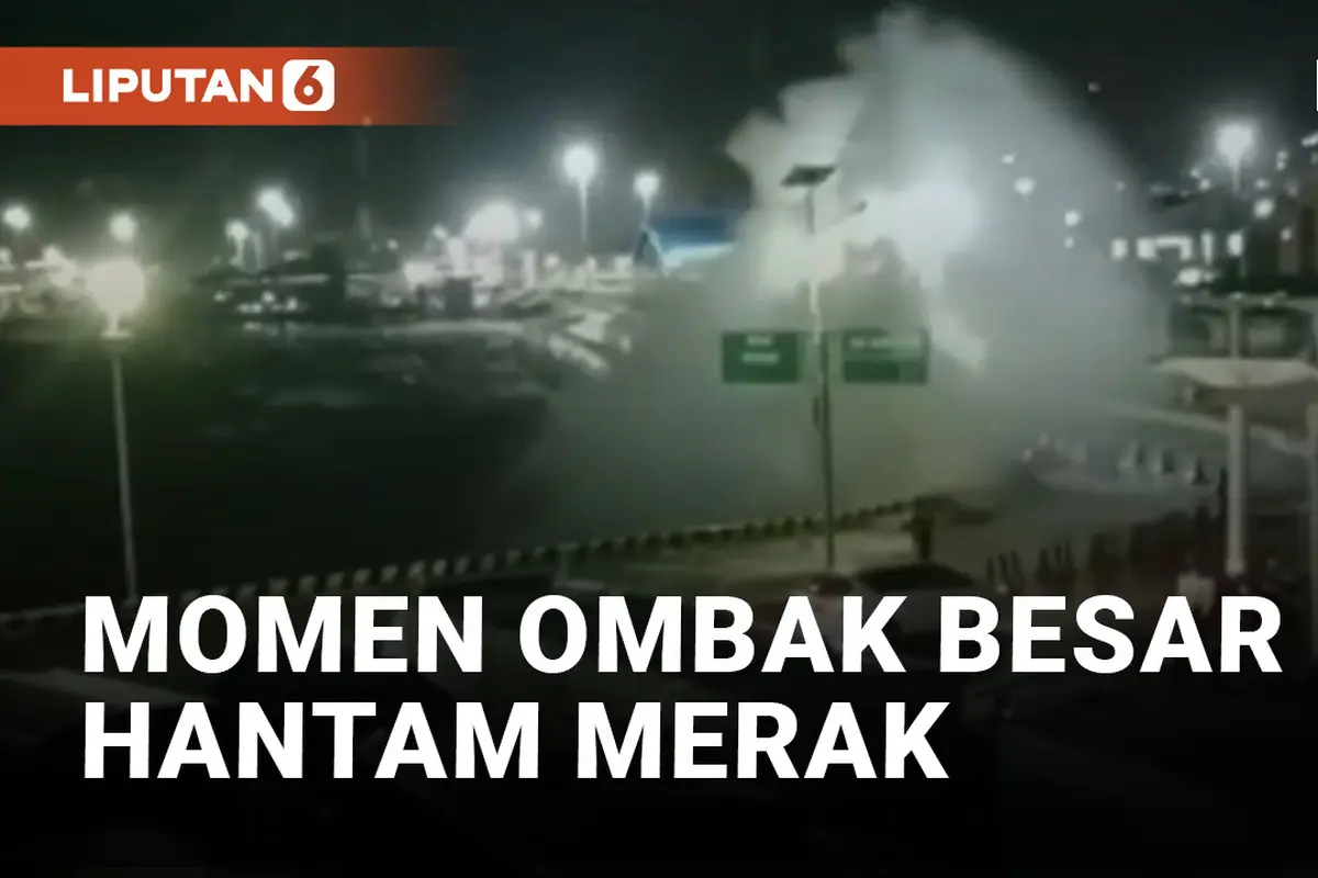 Ombak Besar Kembali Teror Pelabuhan Merak pada Rabu Malam