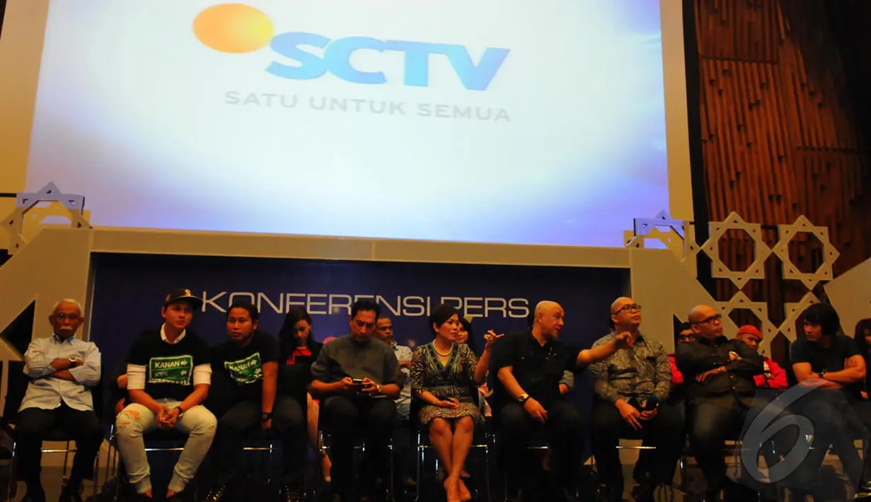  Sinetron lainnya seperti Santri Galau, ABG Jadi Manten Special Ramadhan dan Emak Ijah Pengen Ke Mekah juga menjadi bagian dari Gema Ramadan di SCTV, Jakarta, Rabu (18/6/2014) (Liputan6.com/Andrian M Tunay)