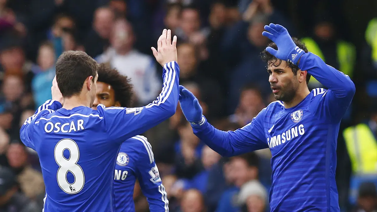 Striker Chelsea Diego Costa