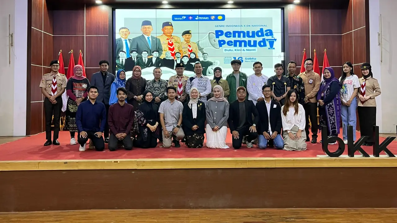 Dewan Kerja Nasional (DKN) Gerakan Pramuka bersama Forum Generasi Berencana (GenRe) Indonesia menggelar refleksi sekaligus penyampaian aspirasi dari para komunitas generasi muda, di Auditorium Kementerian Kependudukan dan Pembangunan Keluarga, di Jakarta