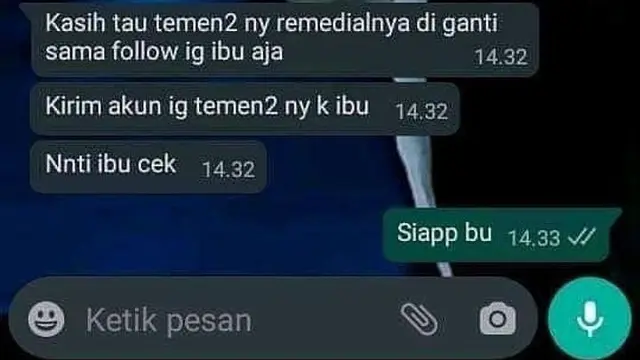 6 Chat Kocak Pemberitahuan Dosen ke Mahasiswa Ini Bikin Geleng Kepala