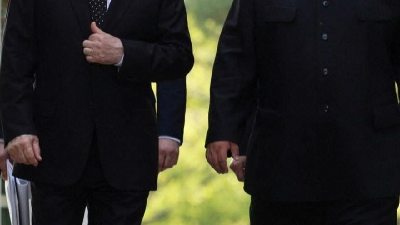 Momen ini langka ini telah memperlihatkan keakraban dan kesepahaman antara kedua pemimpin negara tersebut. Foto: Sputnik/Gavriil Grigorov/Pool via REUTERS<br>