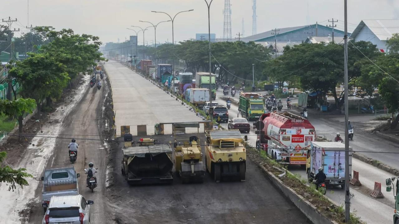 Perbaikan Jalur Pantura Jateng Dikebut