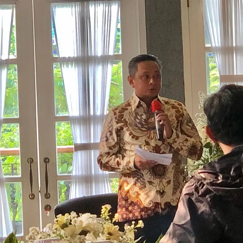 Director of Sustainability & Stakeholder Relations Asian Agri sekaligus  Project Leader dari Asian Agri 2030 Bernard A. Riedo.