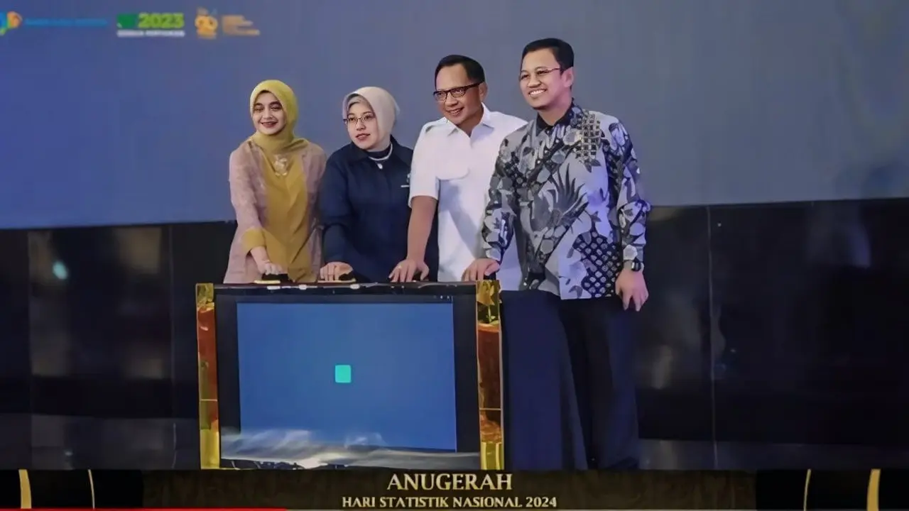 Acara Anugerah Hari Statistik Nasional di Hotel Grand Mercure, Jakarta, Kamis (26/9/2024). (Dok Pemko Medan)