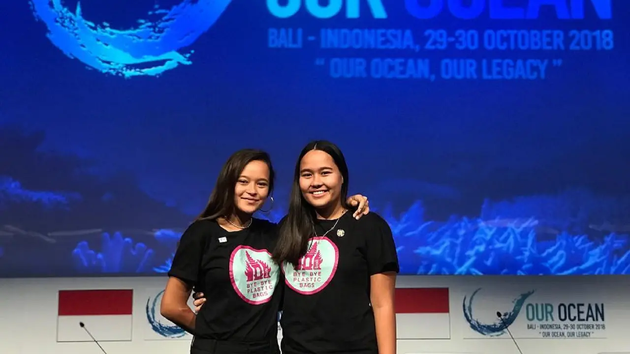 Melati dan Isabel Wijsen Konsisten Perangi Sampah Plastik di Bali