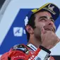 Danilo Petrucci saat mentas pada balapan MotoGP Prancis 2020. (JEAN-FRANCOIS MONIER / AFP)