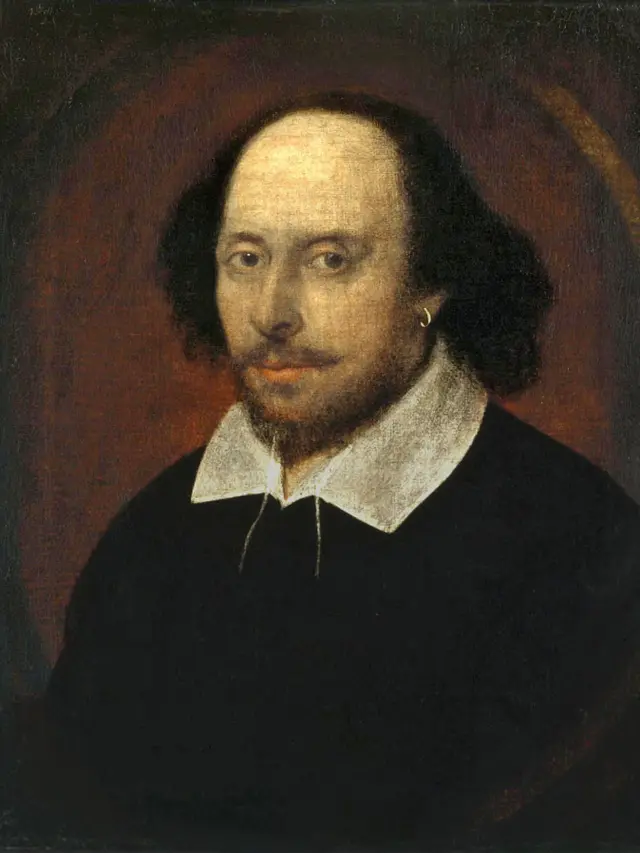 Potret Chandos William Shakespeare (1600-1610) Dikaitkan Dengan John Taylor.