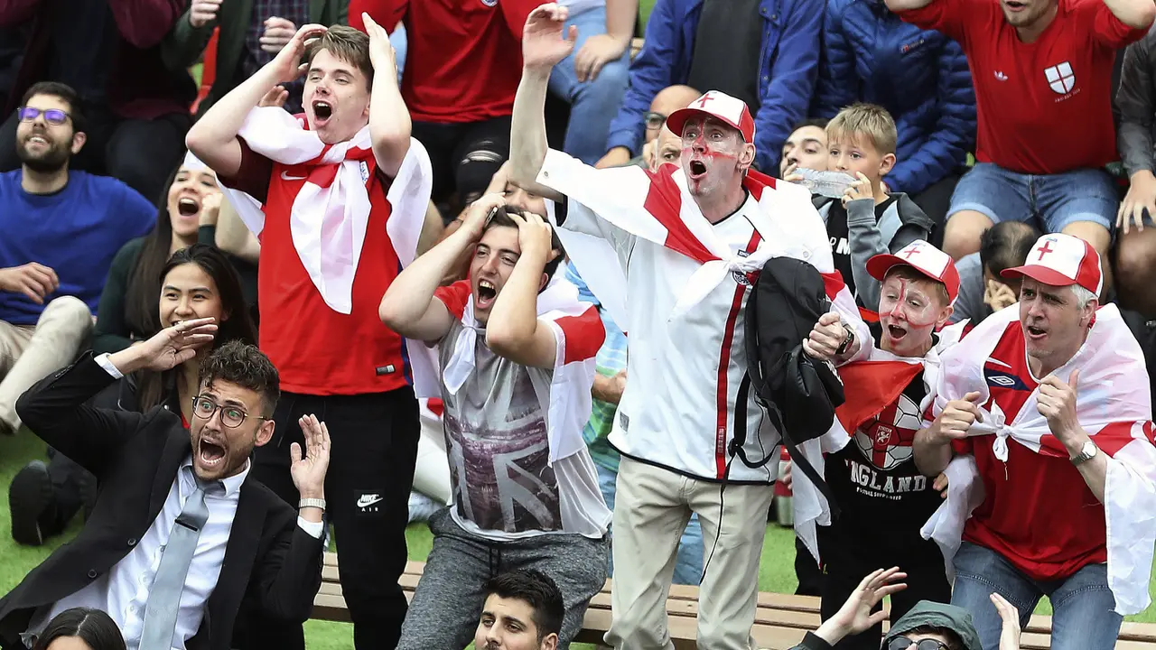 Fans Inggris, Piala Dunia 2018