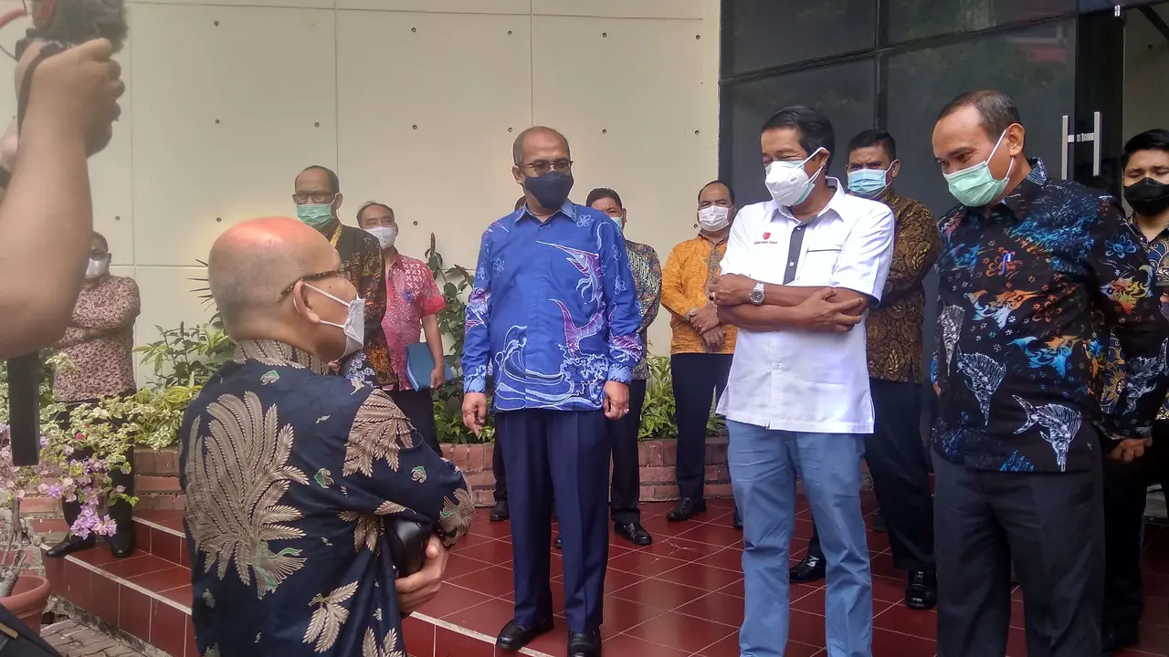 BP Batam bersama Lion Air melakukan penandatanganan addendum perjanjian kerja sama pengelolaan lahan MRO Batam Aero Technic, Rabu (14/4/2021).