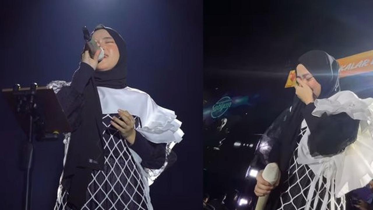 Momen Haru Nissa Sabyan Menangis di Atas Panggung saat Bawakan Lagu Tentang Taubat Viral di Media Sosial