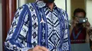 Ketua Umum Partai Demokrat, Agus Harimurti Yudhoyono (AHY) mendatangi kantor DPP Partai Keadilan Sejahtera (PKS), Jakarta Selatan, Jumat (24/7/2020). Kedatangan AHY untuk bersilaturahmi dengan para pengurus partai tersebut. (Liputan6.com/Johan Tallo)