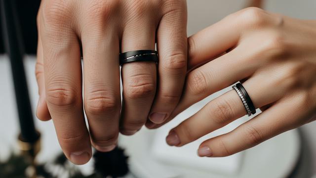 6 Trend Model Cincin Nikah Hitam 2025, Pilihan Stylish untuk Pengantin Muda