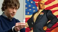 Film superhero Batman V Superman: Dawn of Justice menampilkan foto penampilan Jesse Eisenberg sebagai Lex Luthor.