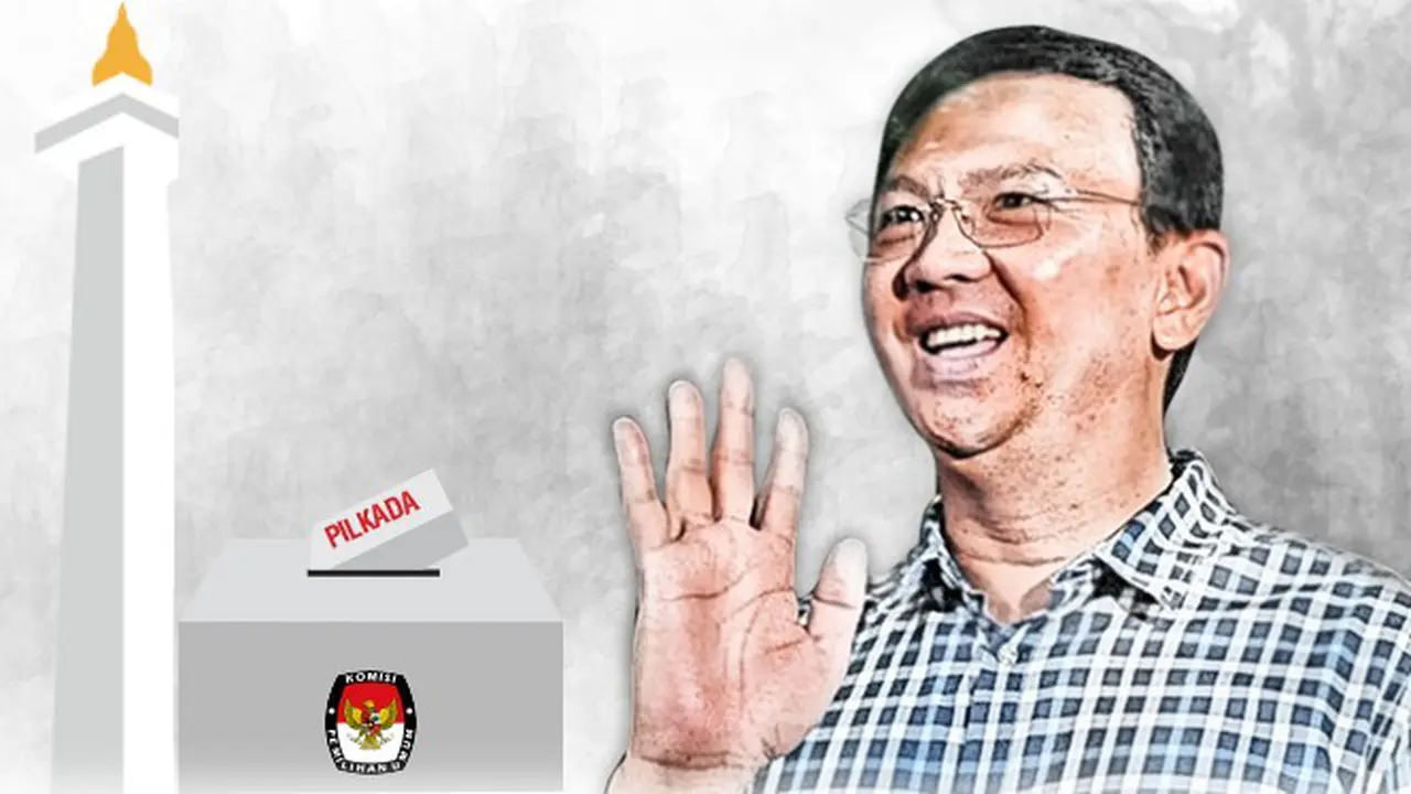 Infografis Tren Elektabilitas Ahok (Liputan6.com/Triyasni)