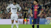 Tak Cetak Gol Lawan Osasuna, Ronaldo Grogi dengan Messi?