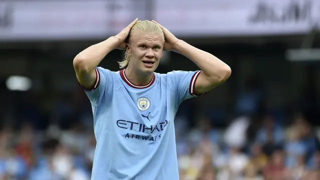Foto: Penampilan Sensasional Erling Haaland dan Raheem Sterling di Pekan Keempat Liga Inggris