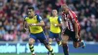 Alexis Sanchez jadi penentu kemenangan Arsenal (IAN MACNICOL IAN MACNICOL / AFP)