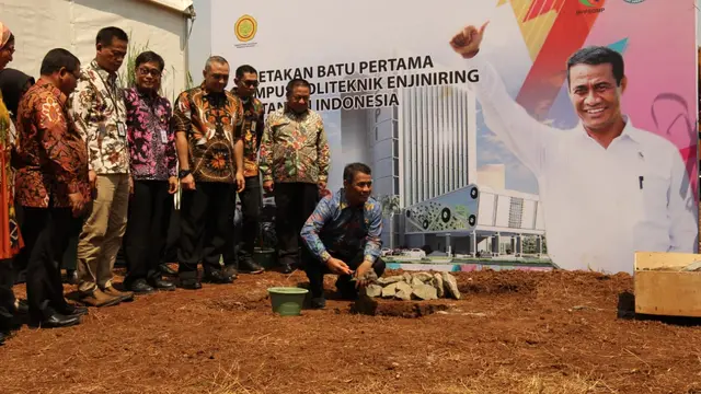 Resmikan Politeknik Enjiniring Pertanian di Tangerang, Inilah Mimpi Besar Mentan Amran