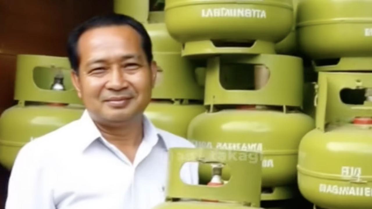 Ini Penampakan jika Para Mantan Presiden Indonesia Jadi Pedagang Gas 3Kg Versi AI