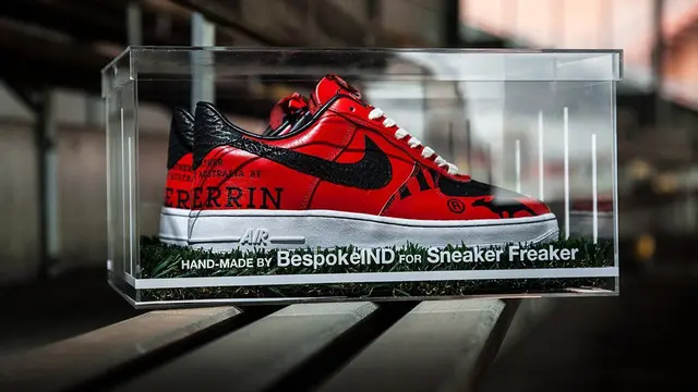 Sneaker Freaker x BespokeIND Air Force 1s/dok. Pinterest