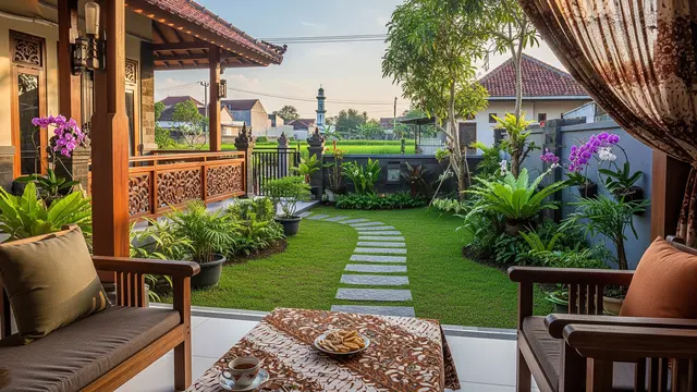 Inspirasi Teras Rumah yang Menyatu dengan Taman Sebagai Solusi Hunian Asri Ramah Lingkungan