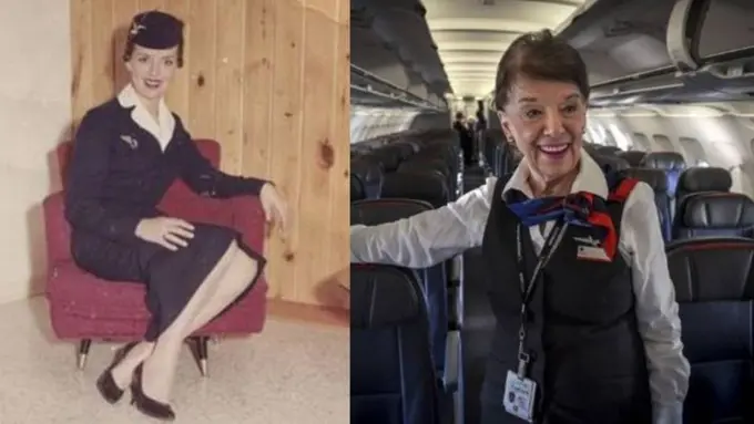 [Bintang] Berkarier Sejak 1958, Hingga Kini Wanita Ini Tetap Jadi Pramugari