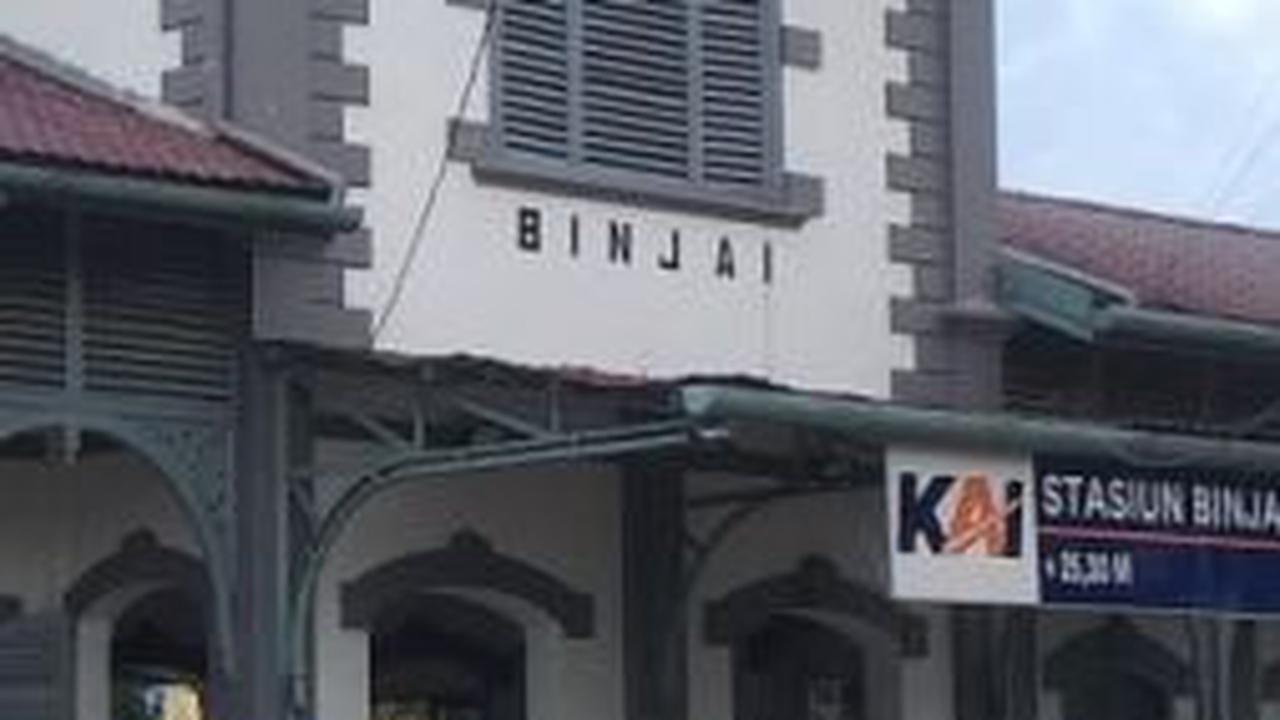 Menilik Stasiun Kereta Api Binjai, Bukti Peninggalan Zaman Kolonial Belanda di Sumatra Utara