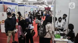 Event Jakarta Job Fair dihadiri oleh 40 perusahaan terkemuka dengan tersedia ratusan loker. (merdeka.com/Iqbal S Nugroho)