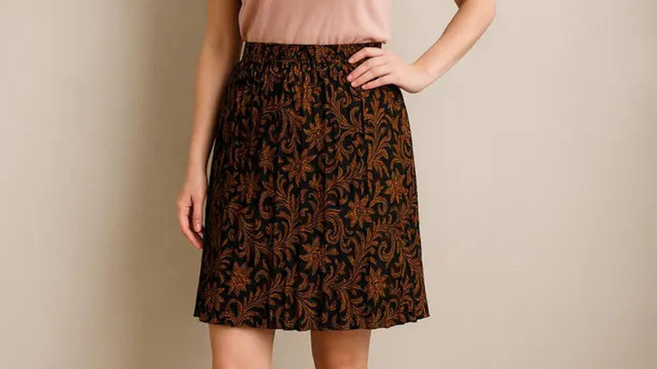 9 Model Rok Span Batik 2025 untuk Gaya Kasual, Tampil Stylish dengan Kombinasi Klasik-Modern
