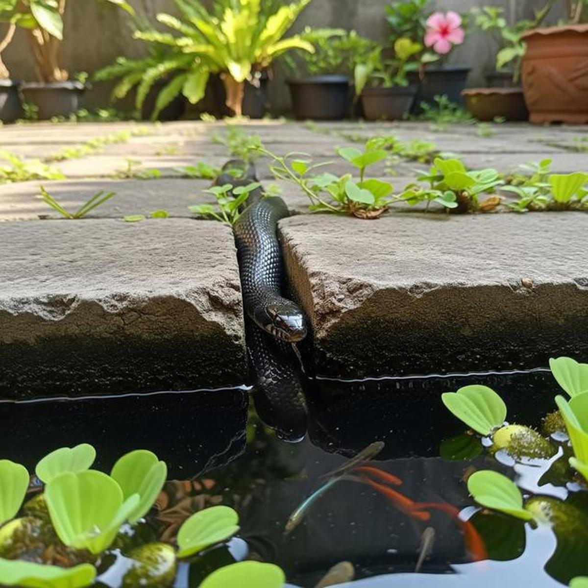 Apakah Kolam Ikan di Rumah Membuat Ular Datang? Simak Faktanya Sebagai Perlindungan