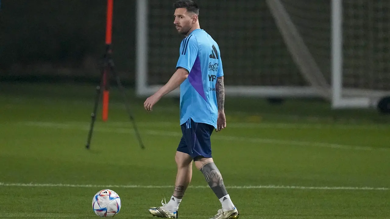 Piala Dunia 2022, Lionel Messi Berlatih Sendiri
