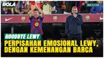 Barcelona menang 3-1 atas Real Betis di Camp Nou pada laga kandang terakhir La Liga musim ini. Pertandingan itu menjadi momen perpisahan emosional Robert Lewandowski setelah empat musim bersama Blaugrana.