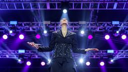 Penampilan Raisa saat Kapanlagi Buka Bareng (KLBB) 2026 yang berlangsung di Stadion Madya, Senayan, Jakarta, Minggu (01/03/2026). (Bola.com/Bagaskara Lazuardi)