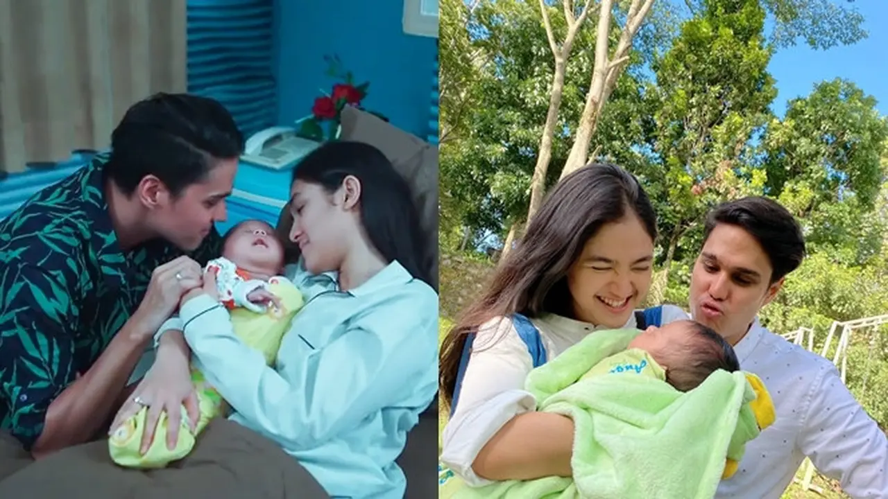 Jadi Suami Istri, Ini 6 Potret Cut Syifa dan Mischa Chandrawinata Momong Anak di Sinetron