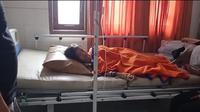 Salah satu siswa SDN Taruna Bakti di Desa Sarampad, Kecamatan Cugenang, Kabupaten Cianjur, diduga mengalami keracunan usai menyantap Makan Bergizi Gratis (MBG) yang disajikan di sekolah. (Foto: Liputan6.com/Fira Syahrin).