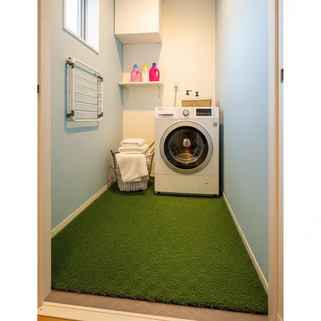 Ide Ruang Cuci Kecil 1×2 Meter (Image by Gemini AI)