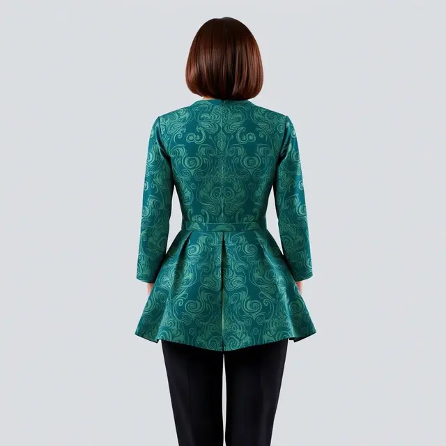 Model Baju Batik Tunik untuk Kerja