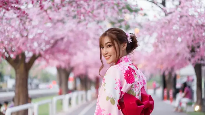 Ilustrasi perempuan Jepang/freepik.com/geargodz